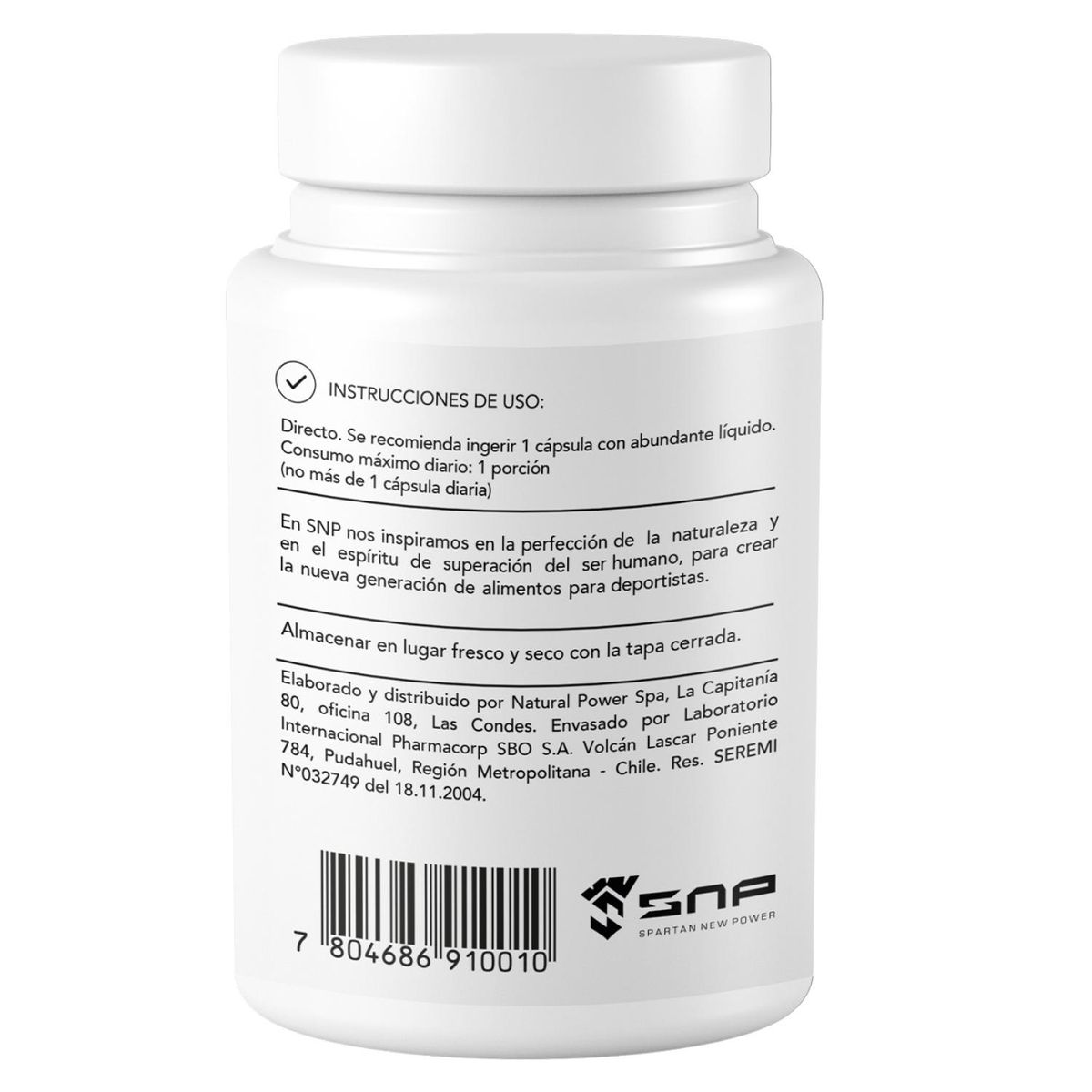 SNP - Cápsulas Vitamina C Zinc 78gr Snp