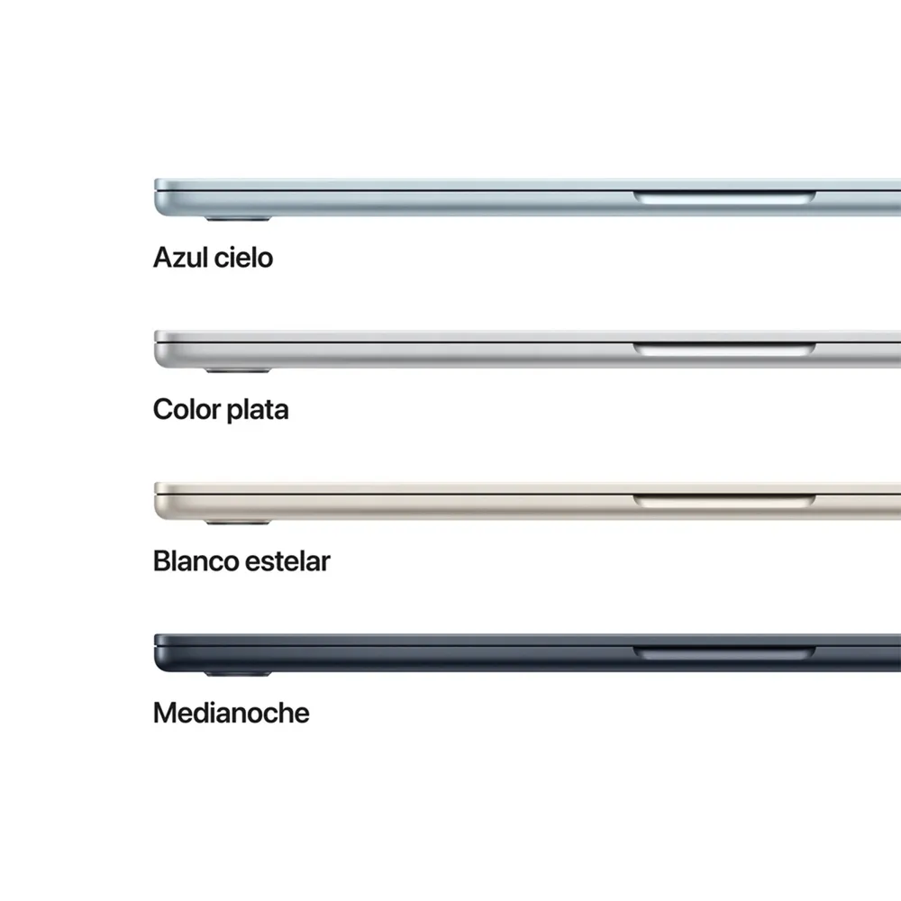 MacBook Air 15.3" (Chip M5 (10n CPU, 10n GPU), 16GB RAM) - Blanco Estelar / 512 GB, foto 3