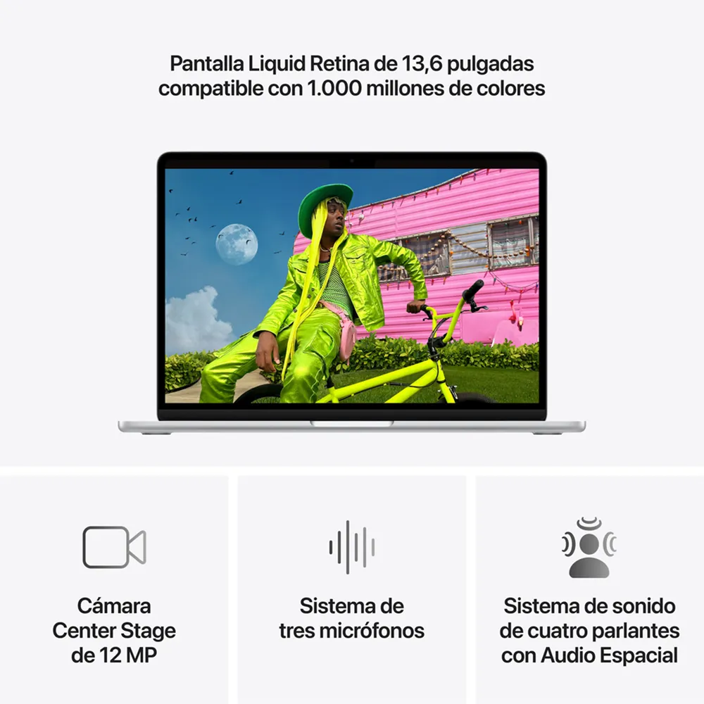 Apple MacBook Air 13.6 M5 16GB 1TB Plata, foto 5
