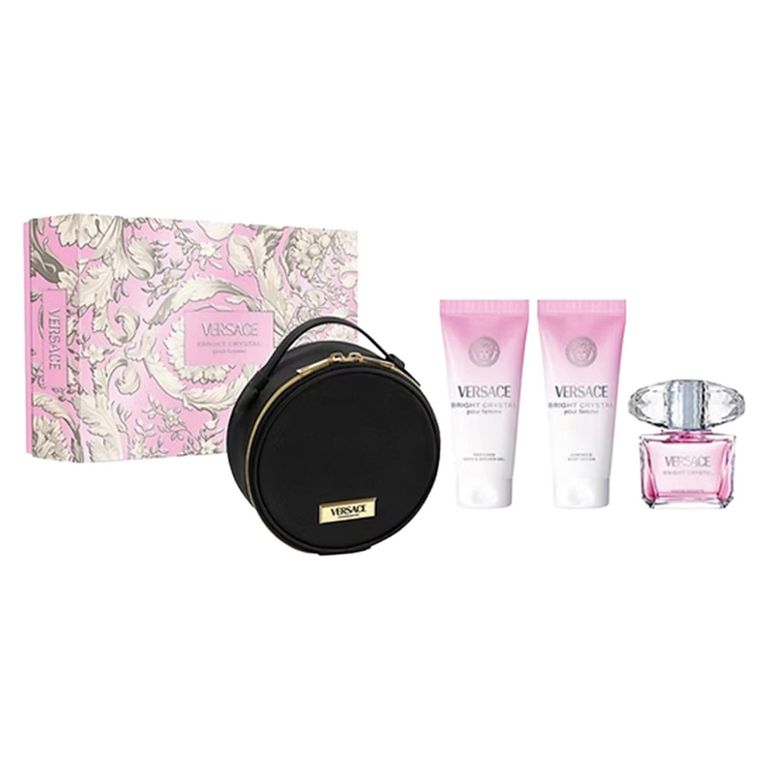 Set Perfume Mujer Bright Crytal 90 ml + Body Shower 100 ml + Body Lotion 100 ml + Regalo