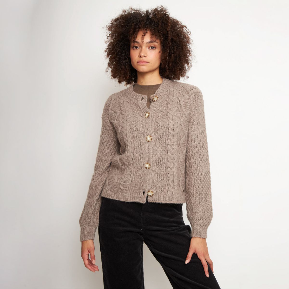 WILD LAMA - Cardigan Zaga Mujer Wild Lama