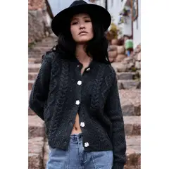 WILD LAMA - Cardigan Zaga Mujer
