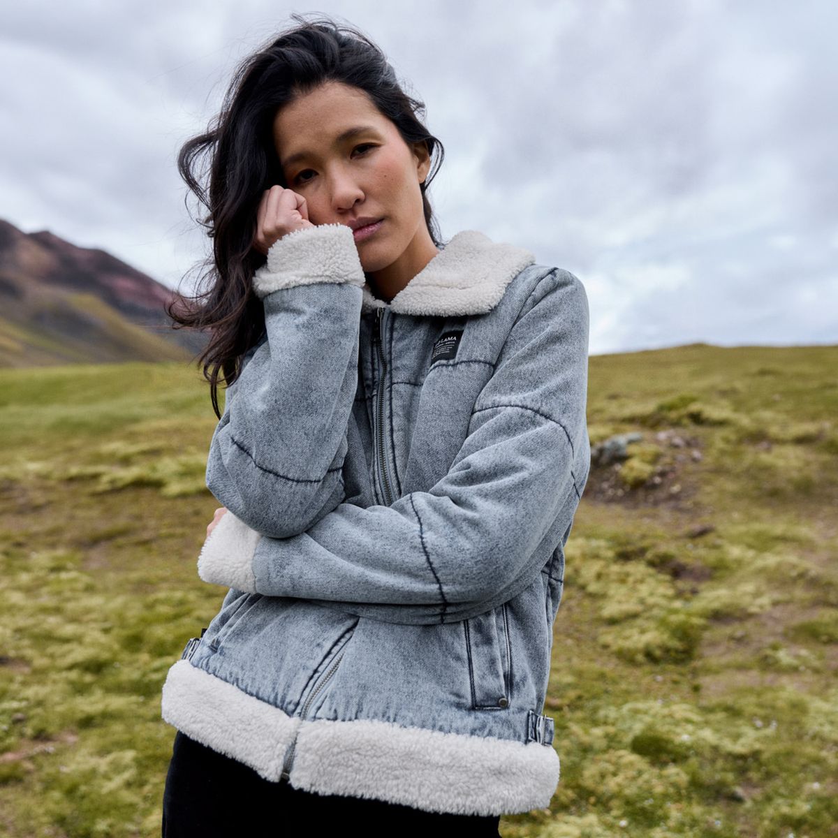 WILD LAMA - Chaqueta Sur Puffa Orgánica Mujer Wild Lama