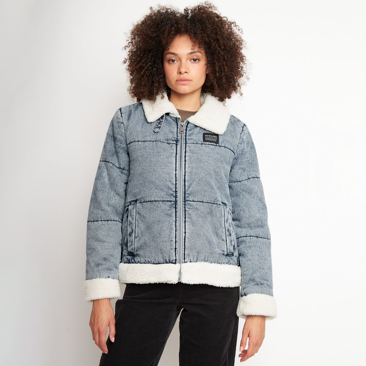 WILD LAMA - Chaqueta Sur Puffa Orgánica Mujer Wild Lama