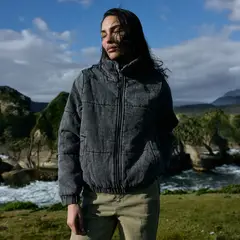 WILD LAMA - Parka Silveria Orgánica Mujer