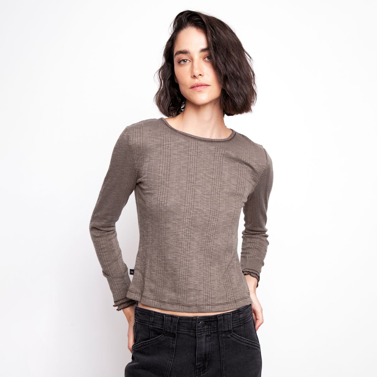 WILD LAMA - Polera Pampa Orgánica Mujer Wild Lama