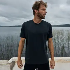 WILD LAMA - Polera Bat Orgánica Hombre