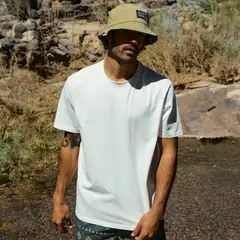 WILD LAMA - Polera Bat Orgánica Hombre