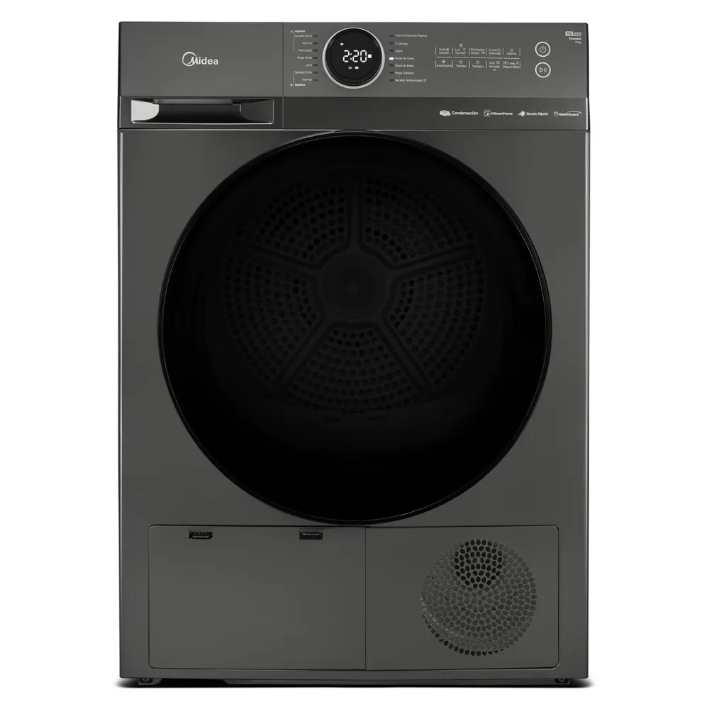 Midea MS200W15H12T Tower 15/12 kg Titanium, foto 2