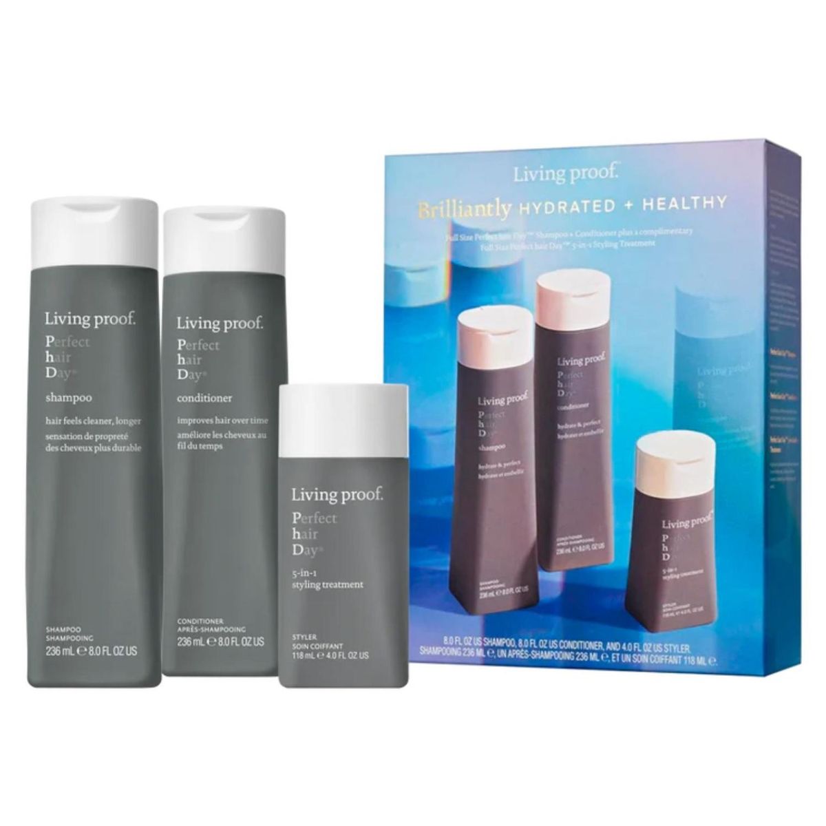 LIVING PROOF - PHD Shampoo + Conditioner + 5 Living Proof