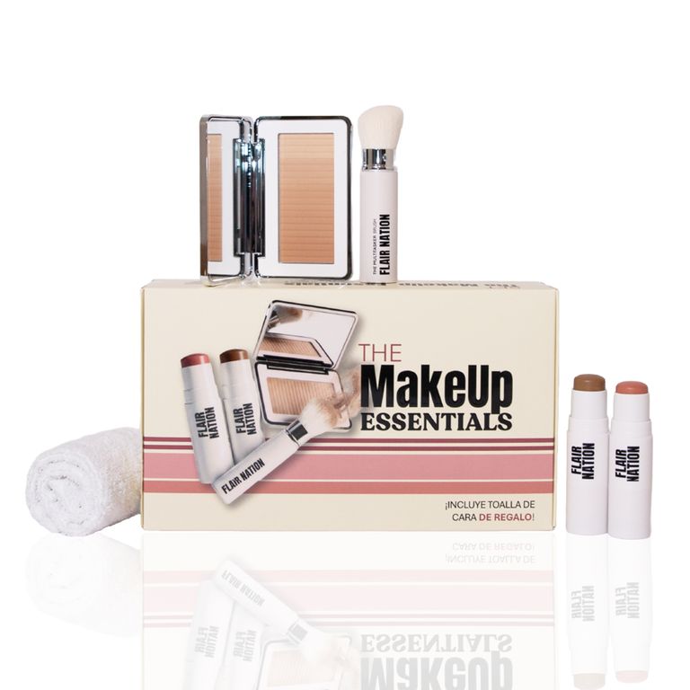 Set Polvo Compacto Multitono + Brocha