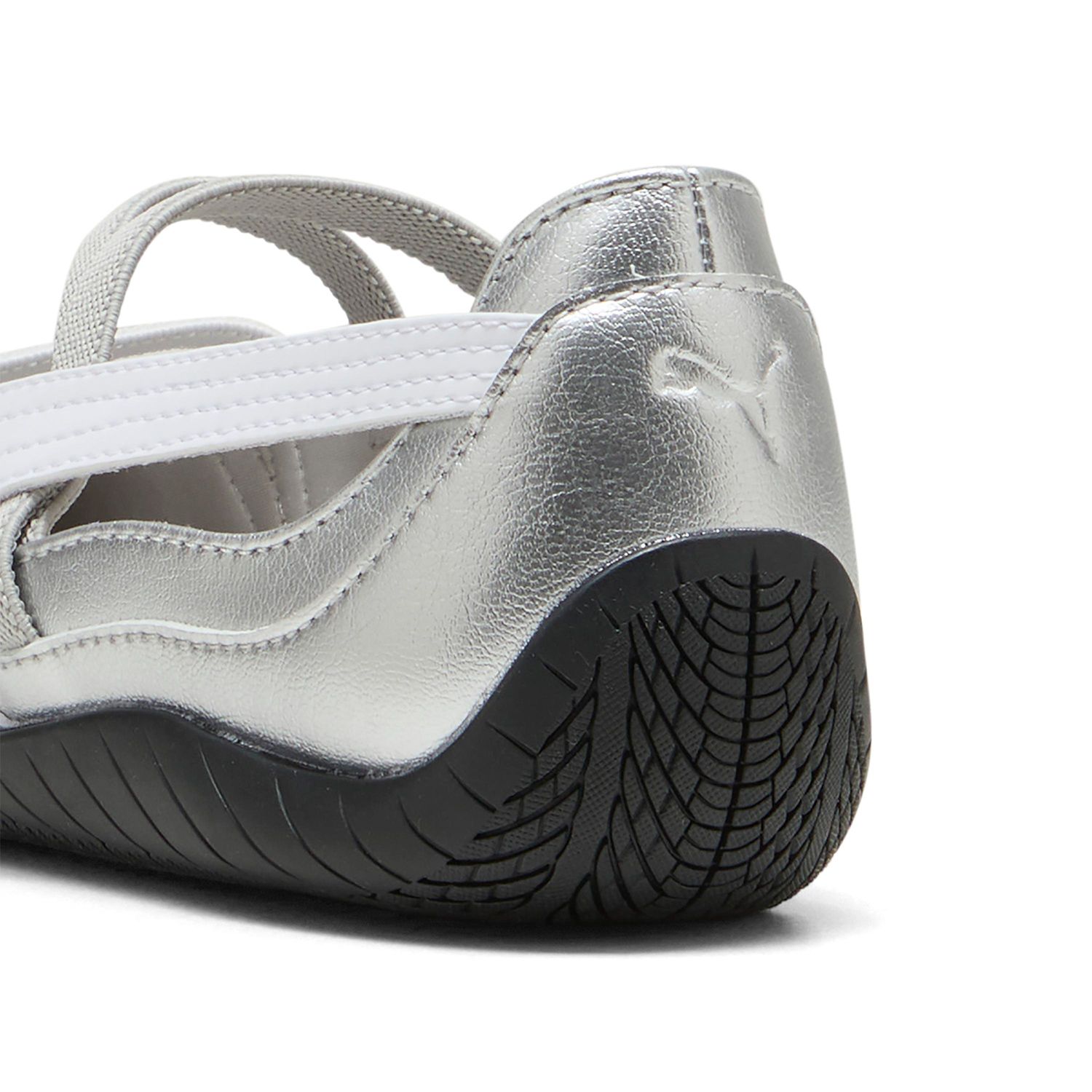 PUMA SPEEDCAT BALLET シルバー 26 PUMA Speedcat Ballet Zapatilla Urbana Mujer Cuero Plateado Puma