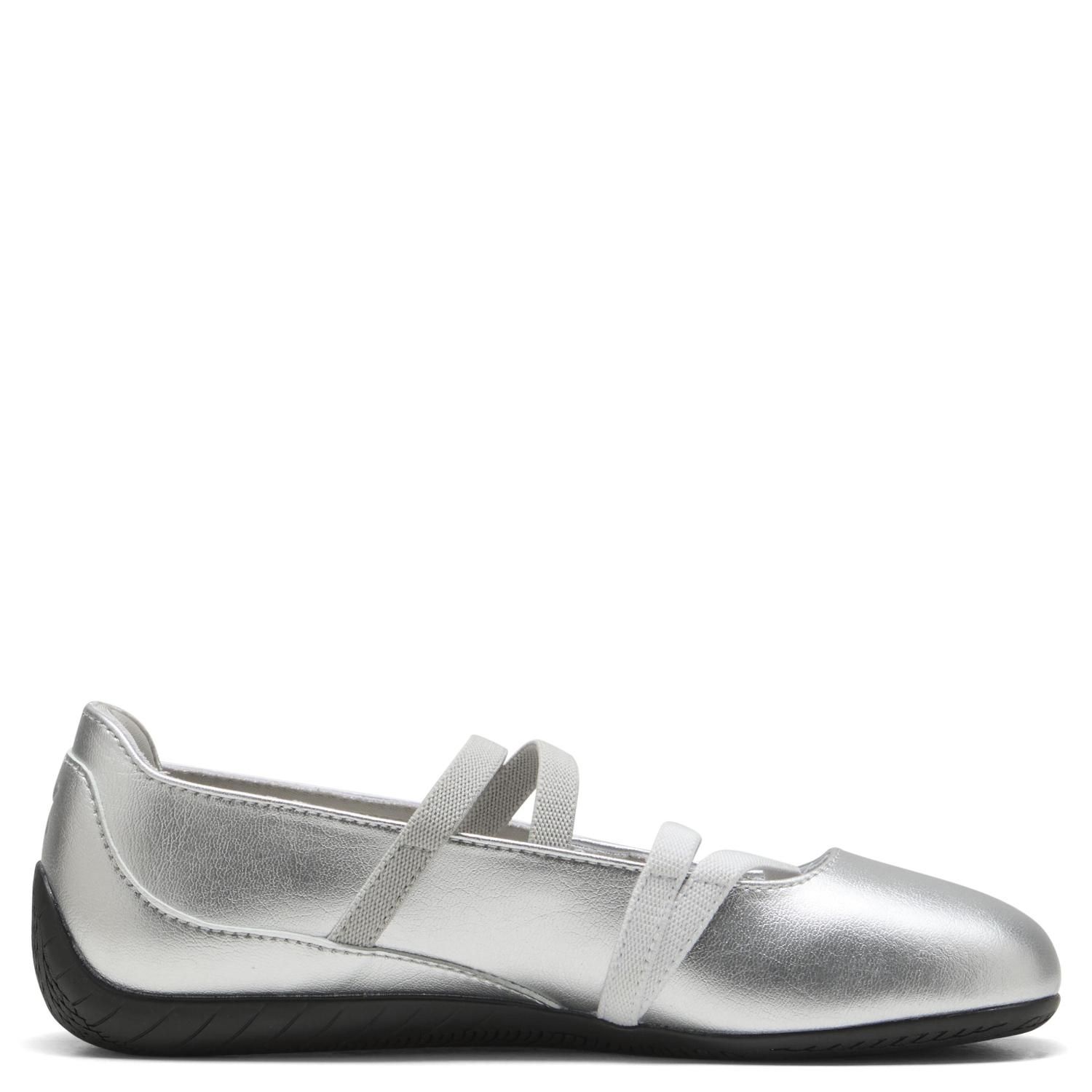 PUMA Speedcat Ballet Zapatilla Urbana Mujer Cuero Plateado Puma