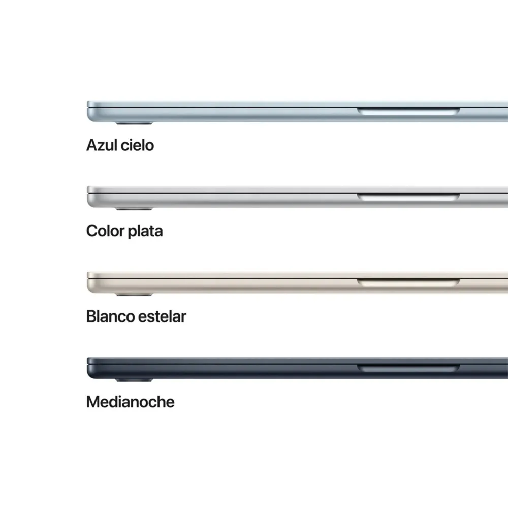 MacBook Air 15.3" (Chip M5 (10n CPU, 10n GPU), 16GB RAM) - Plata / 1 TB, foto 3