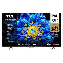 TCL - Smart TV 55" QD-Mini LED 4K P8L Google TV