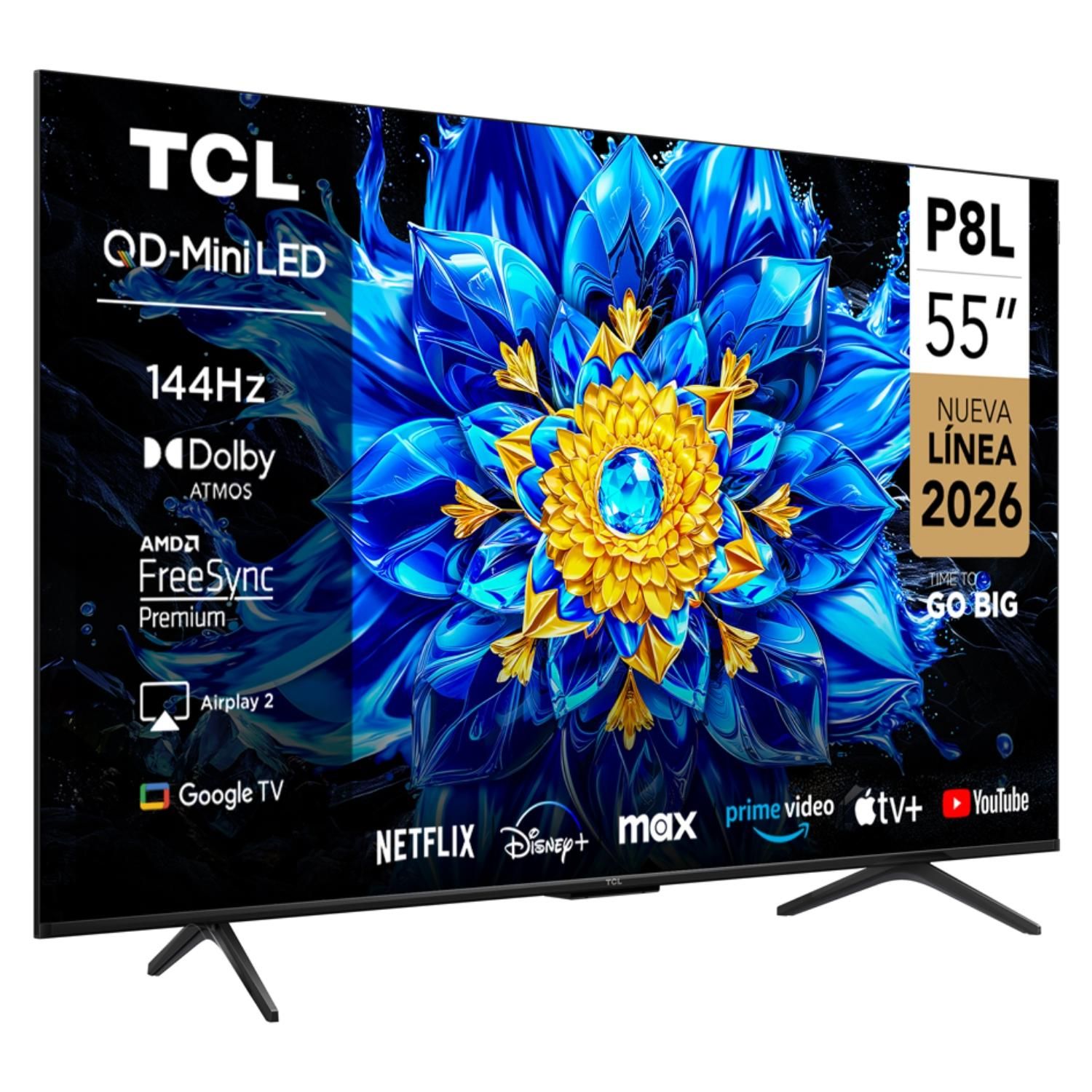TCL 55P79B 55インチ 4Kスマート液晶テレビ Amazon | TCL 55V型 4K テレビ Google TV ネット動画対応 120Hz DLG