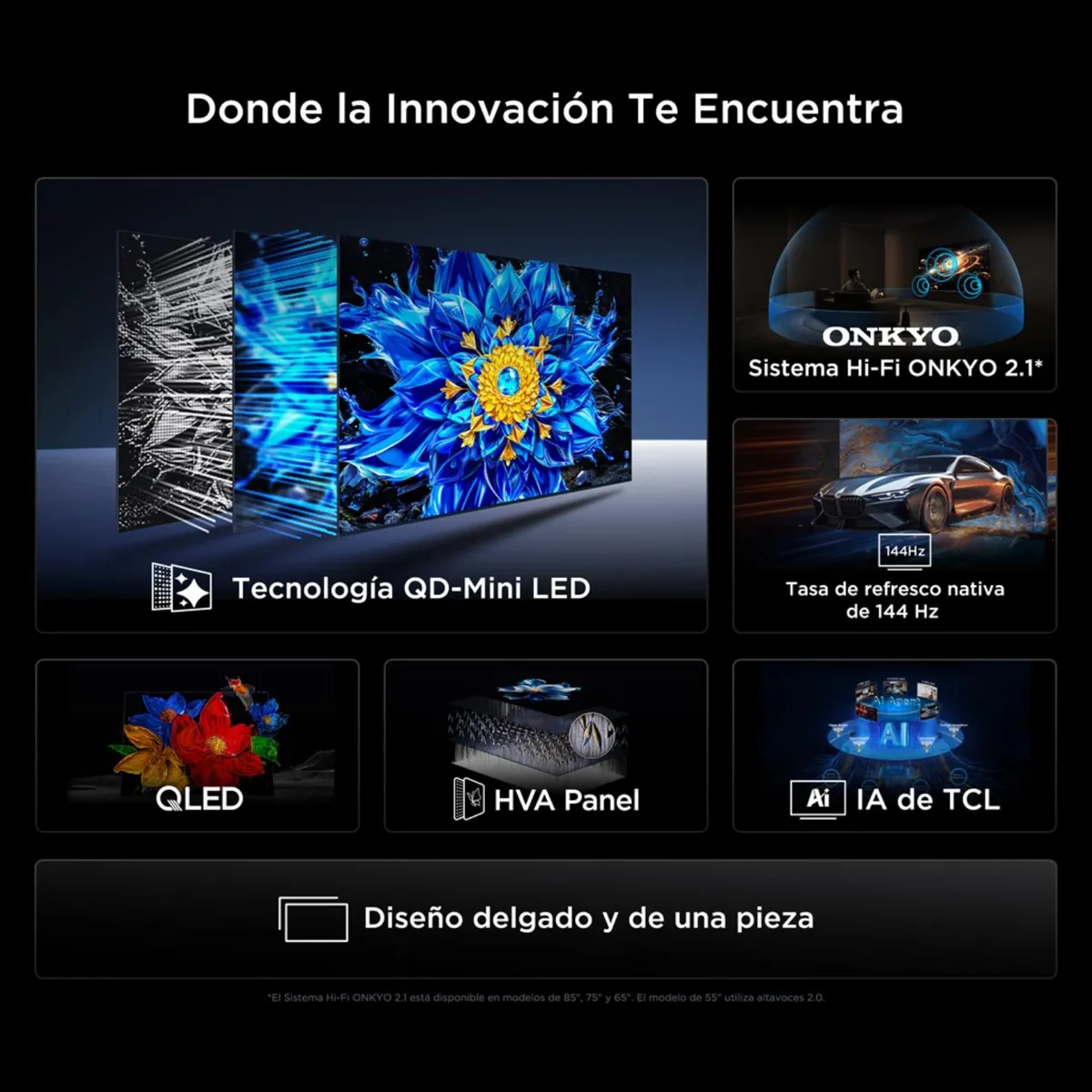 TCL - Smart Tv 75" QD-Mini Led 4K P8L TCL