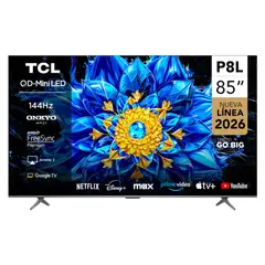 TCL - Smart TV 85" QD-Mini LED 4K P8L Google TV