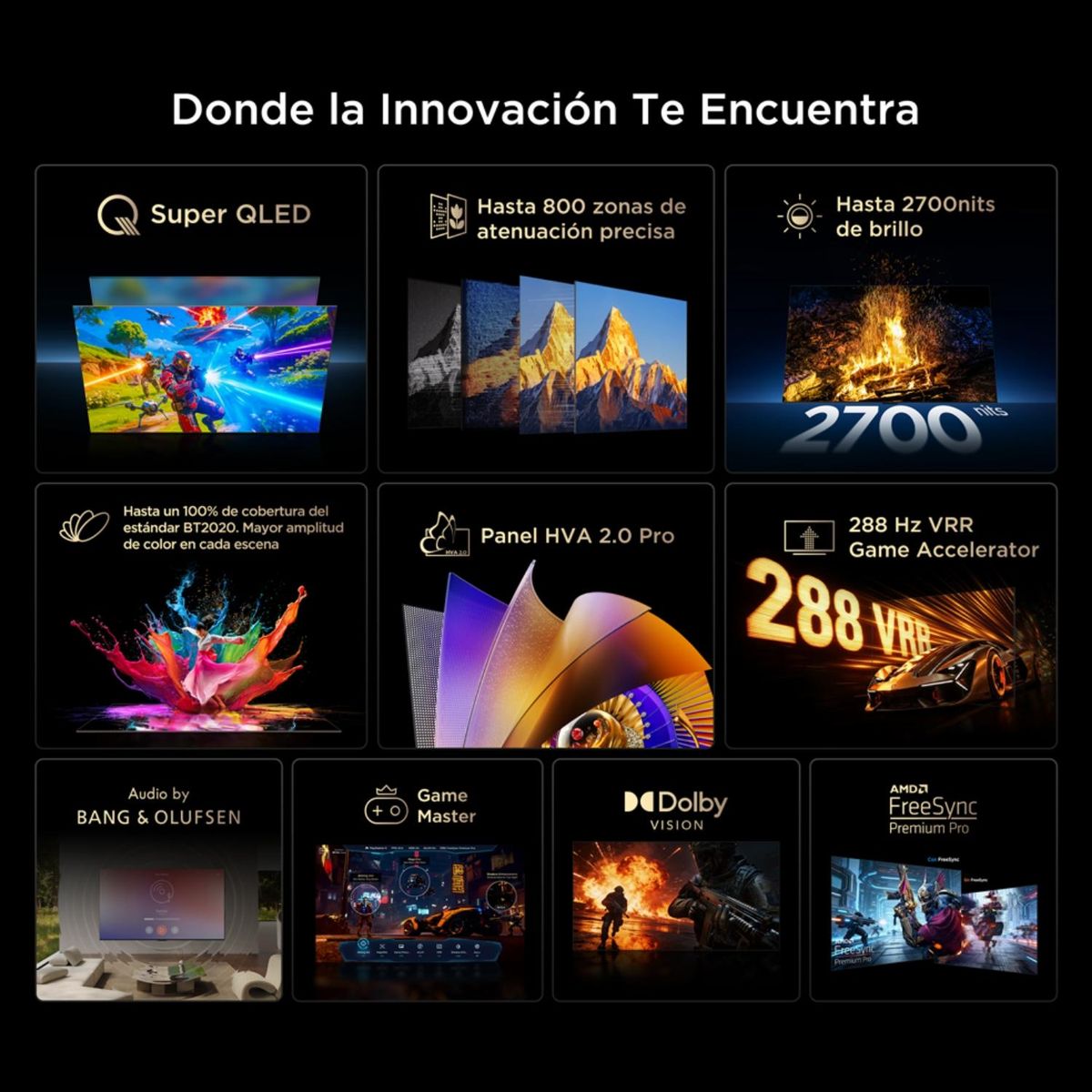 TCL - Smart Tv 55" SQD-Mini Led 4K C7 TCL