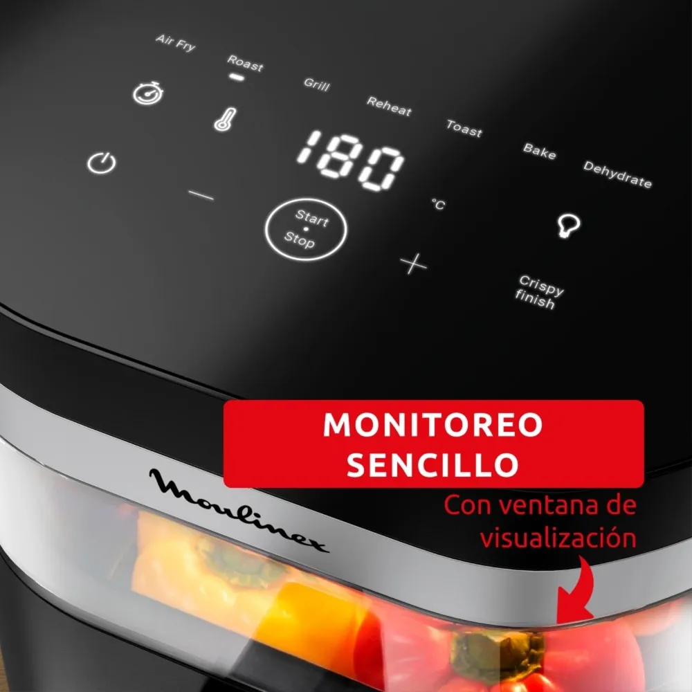 Moulinex Easy Fry Infrared EZ8328F0 7 L Negro, foto 4