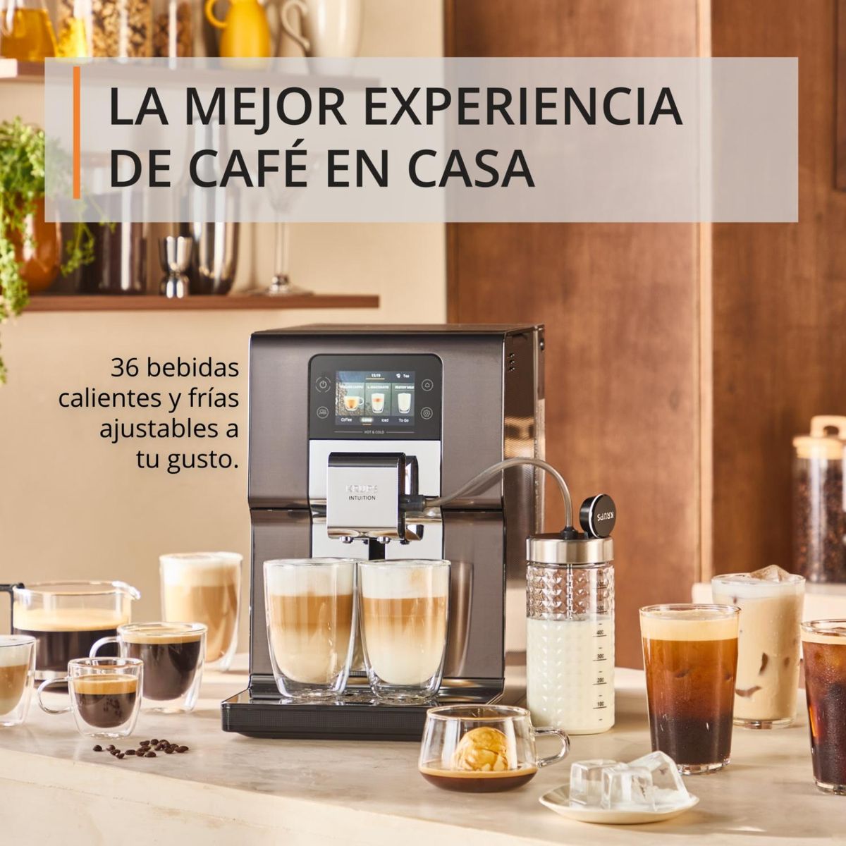 KRUPS - Cafetera Espresso Superautomática Intuition H Krups