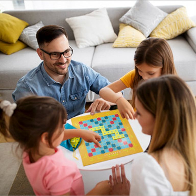 MATTEL Scrabble Juego De Mesa Junior