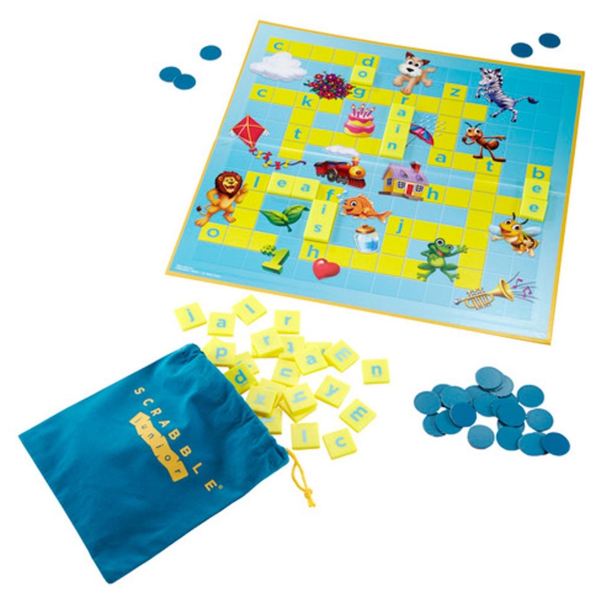 MATTEL - Scrabble Juego De Mesa Junior Mattel