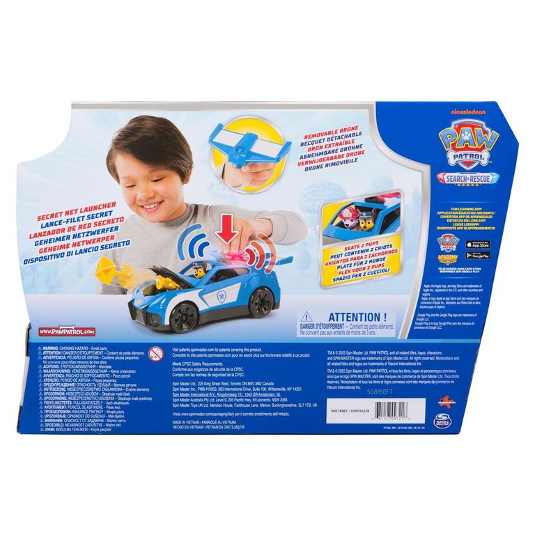 PAW PATROL El Coche De Rescate Y Lanzamiento De Chase Imexporta