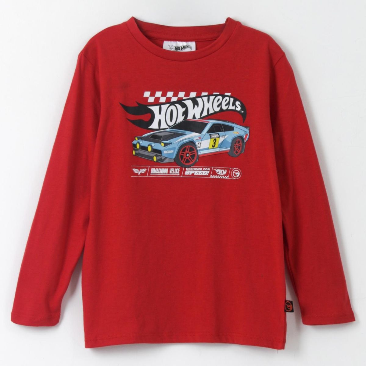 HOT WHEELS - Polera Manga Larga Niño Hot Wheels