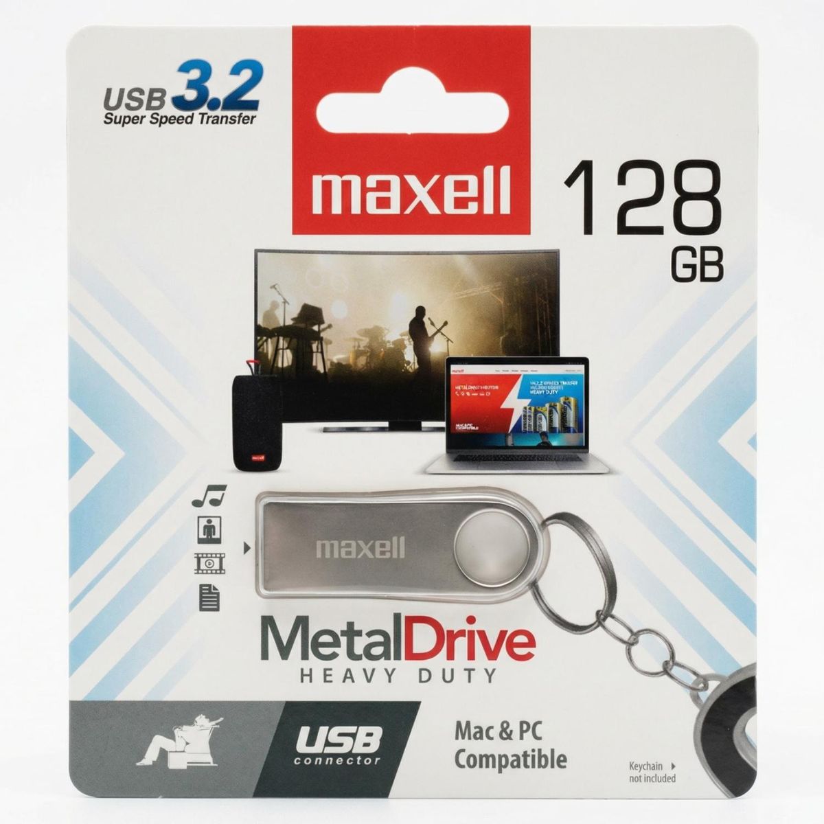 MAXELL - Pendrive Maxell Metal 128GB 3