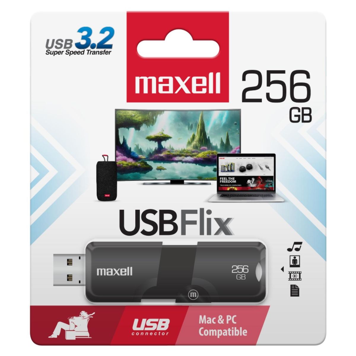 MAXELL - Pendrive Maxell 256GB