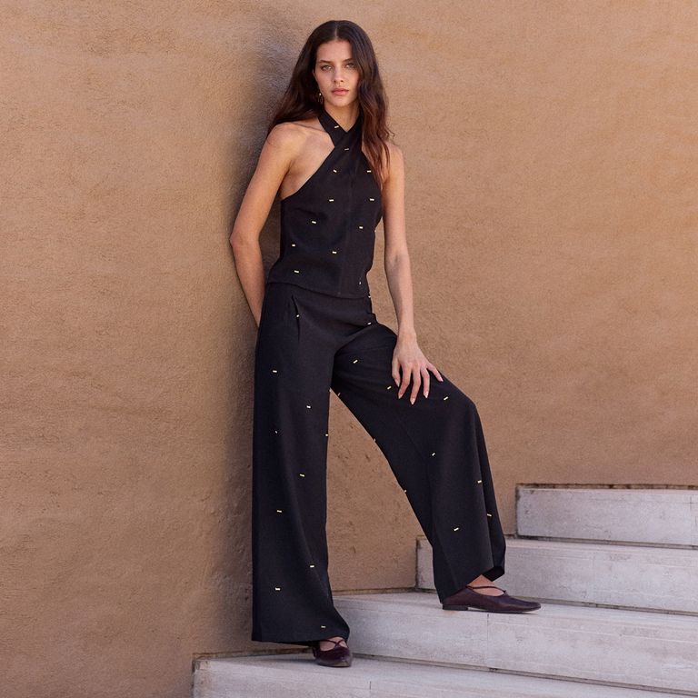 MUTH Pantalón Tiro Medio Mujer