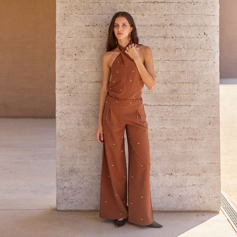 Pantalón Tiro Medio Mujer