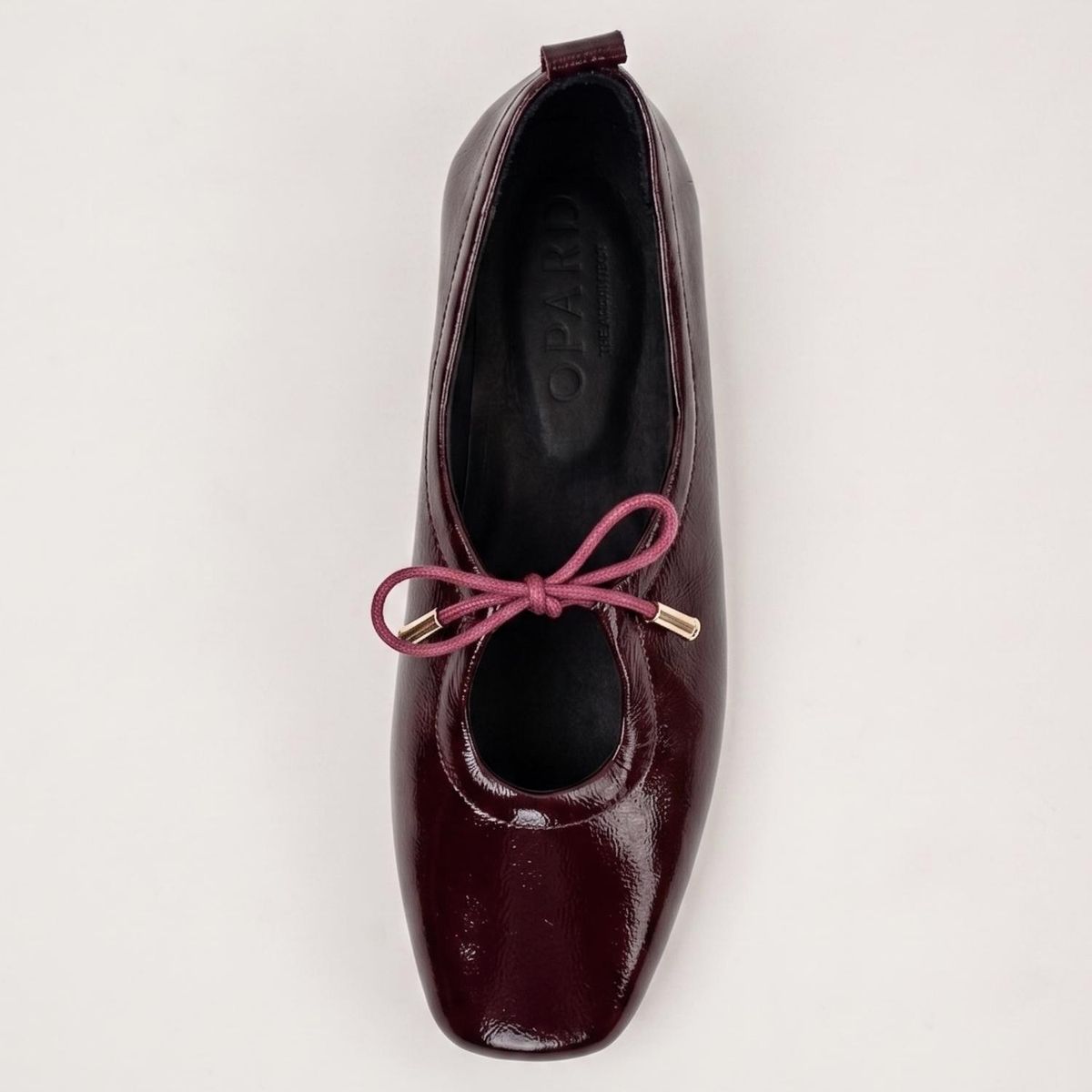 OPARD - Ballerina Con Cordon Central Mujer Burdeo Opard