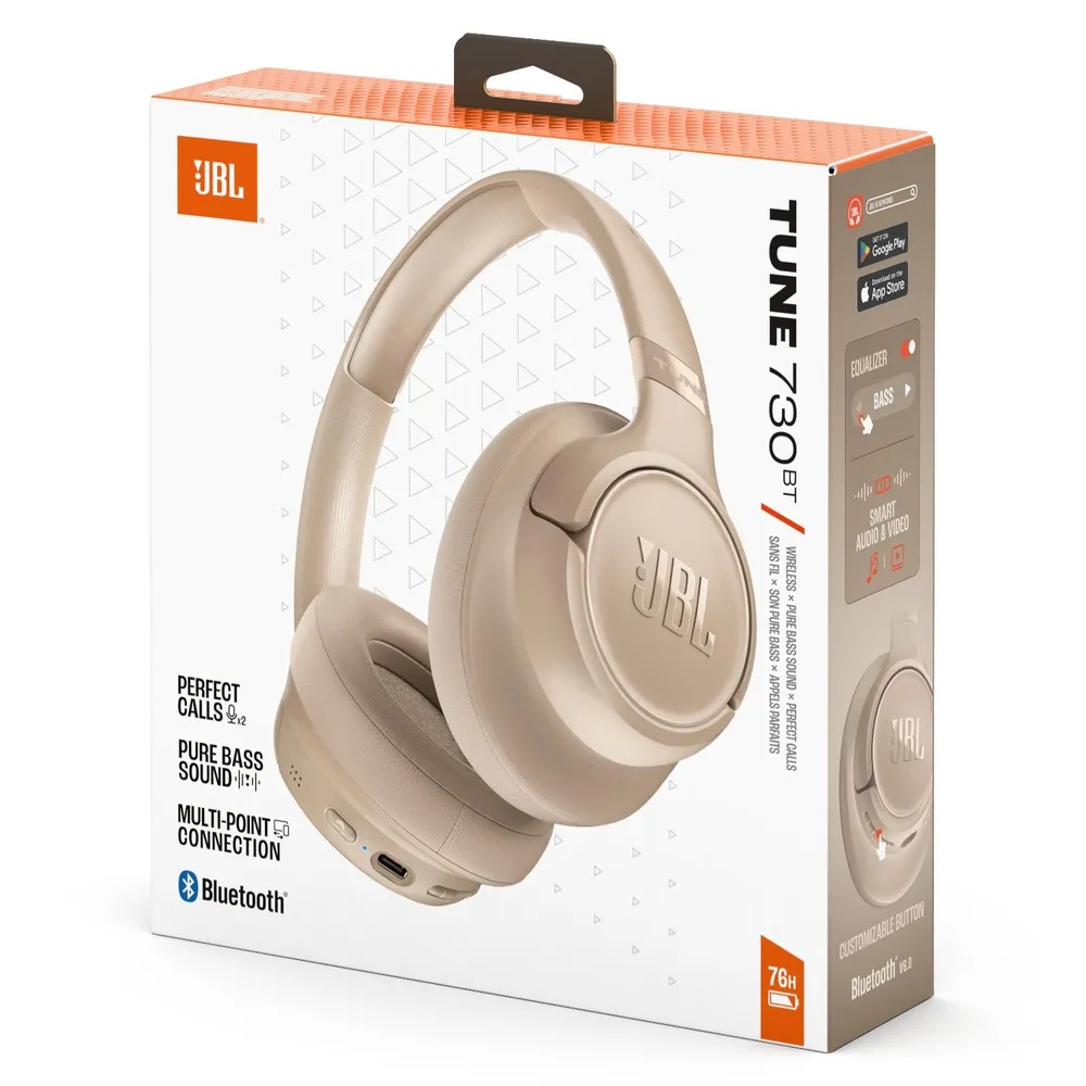 JBL Tune 730BT Beige, foto 14