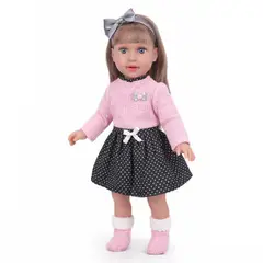 KIDSCOOL - Muñeca De Apego Sofy 40Cm Suave Rosada Niños 3+