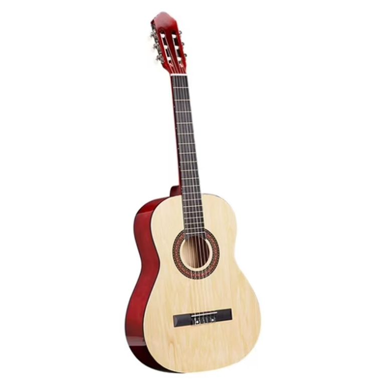 KIDSCOOL Guitarra Acústica Clásica 39 Café Ideal Principiantes y Niños Funda