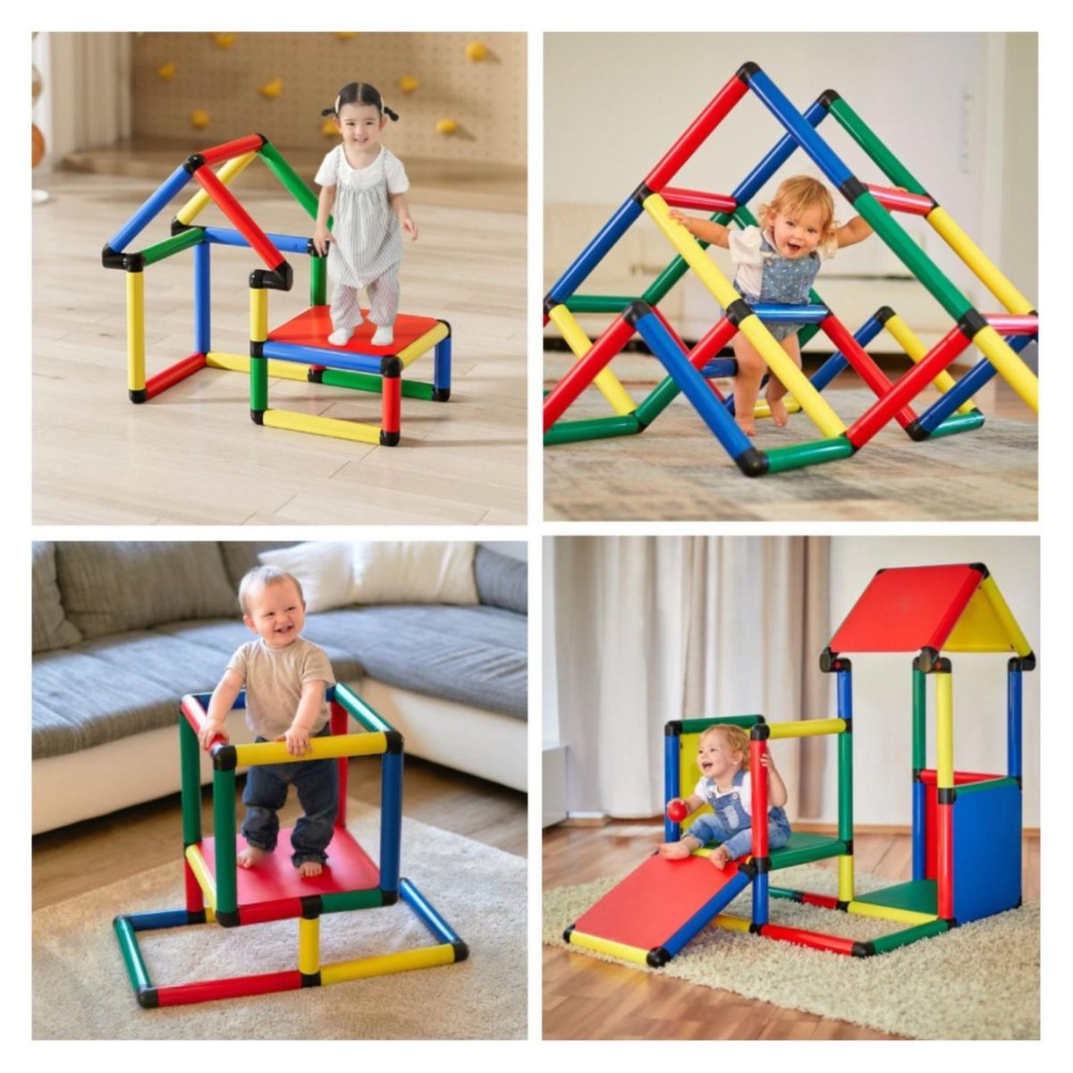 KIDSCOOL - Gimnasio Montessori 5 En 1 Kidscool Blanco