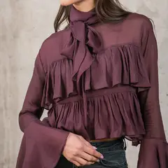 LA MURA - Blusa Rosa Mujer