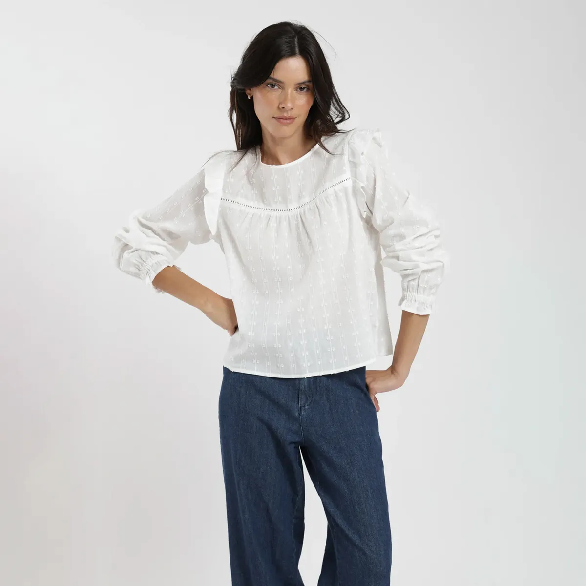 FROENS - Blusa Manga Larga Mia Mujer Froens