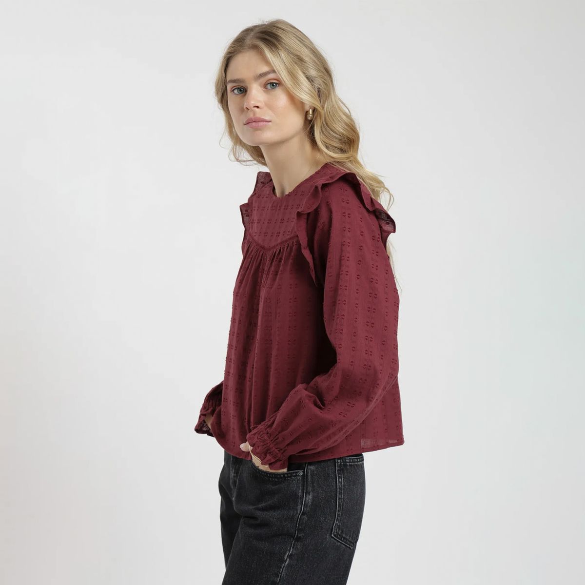 FROENS - Blusa Manga Larga Mia Mujer Froens