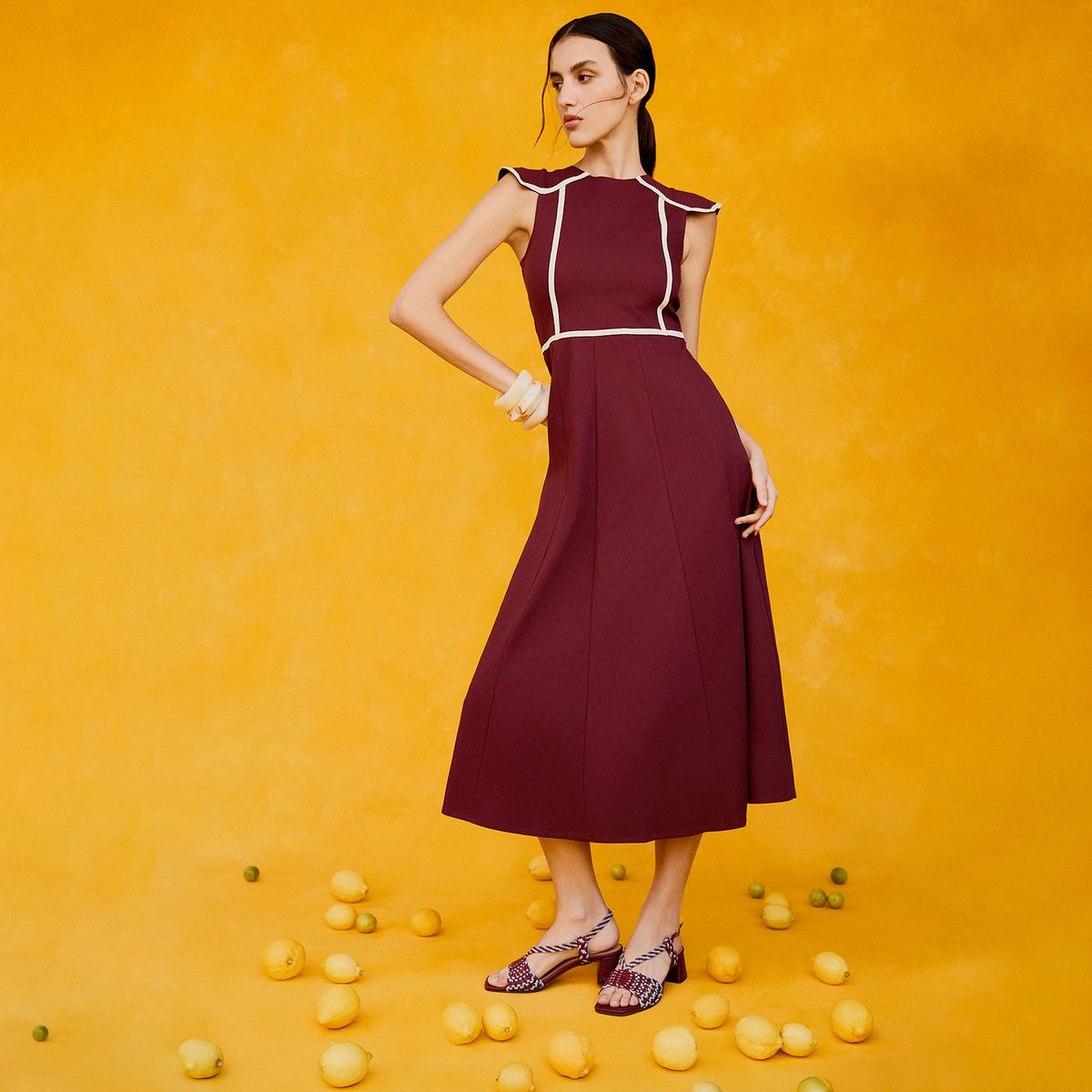 BASEMENT - Vestido Midi Mujer Sophie and Lucie x Basement