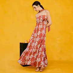 BASEMENT - Vestido de Fiesta Estampado Mujer Sophie and Lucie x