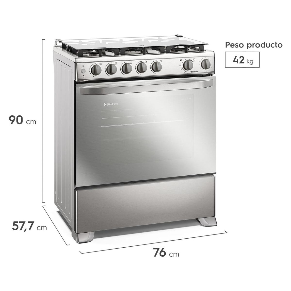 Cocina a Gas 5Q Efficient FE5S Electrolux, marca ELECTROLUX - Foto 2