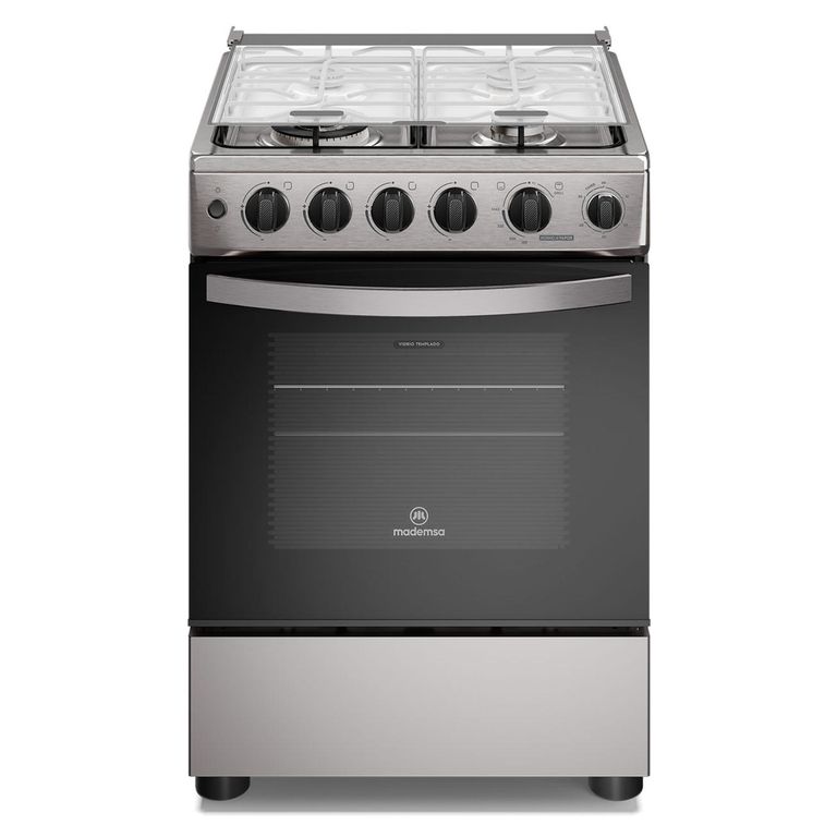 MADEMSA Cocina a Gas 4Q FM4SSC Inox