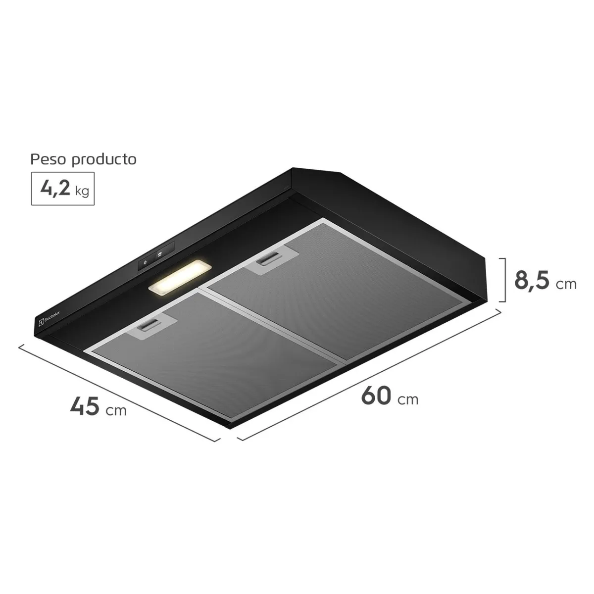 Campana Extractora DE6TB Electrolux, marca ELECTROLUX - Foto 2