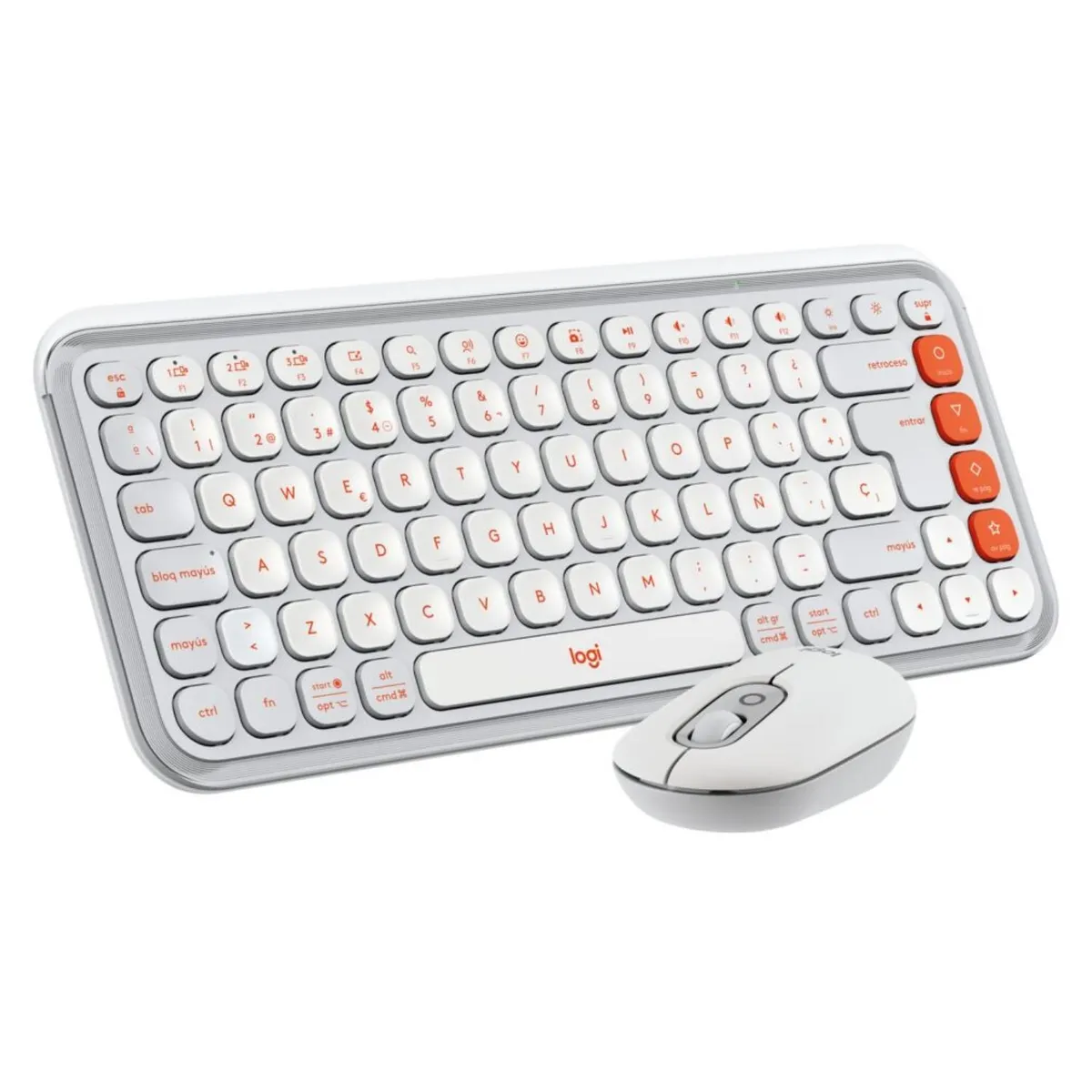 LOGITECH - Combo Blue Pop Icon Blan Logitech