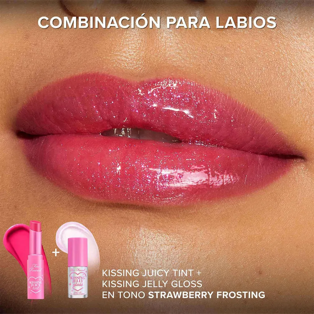 Too Faced Kissing Juicy Tint Strawberry, foto 4