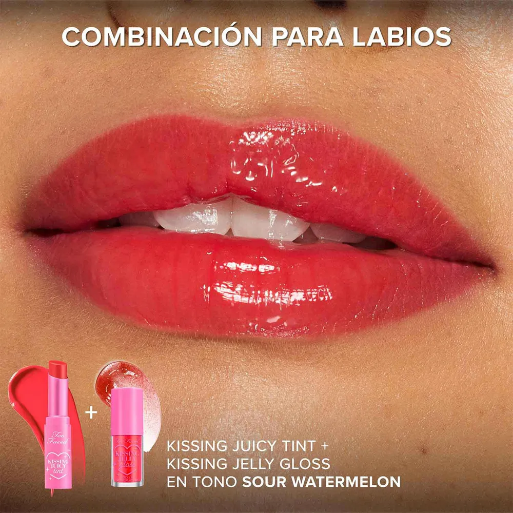 Too Faced Kissing Juicy Tint Sour Watermelon, foto 4