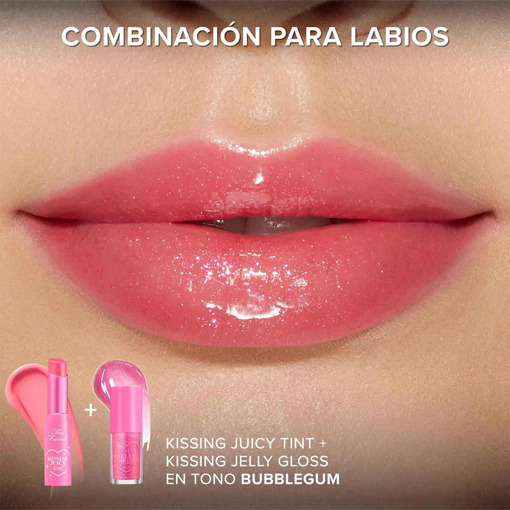 Too Faced Kissing Juicy Tint Bubblegum, foto 4
